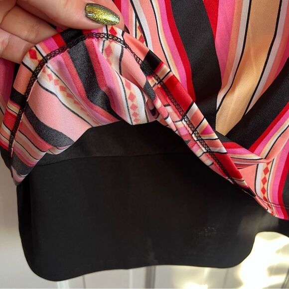 Notations Women's Placement Print Sleeveless Dress with Criss Cross Back Strap - Picture 9 of 9